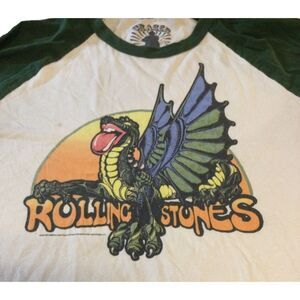 Rolling Stones Dragon Tongue Shirt Tattoo You Tour 1986 Men's L Large